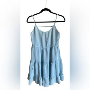 Aritzia TALULA Light Powder Blue Tank Mini Dress Size S